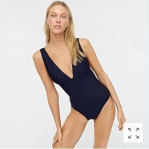 J. Crew Plunge One-Piece